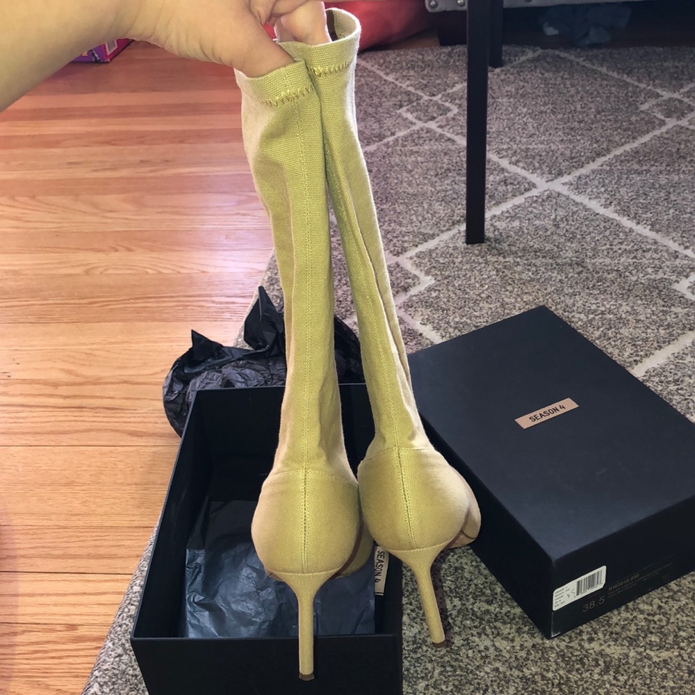 Authentic Yeezy canvas boots 38.5 - Picture 4 of 8
